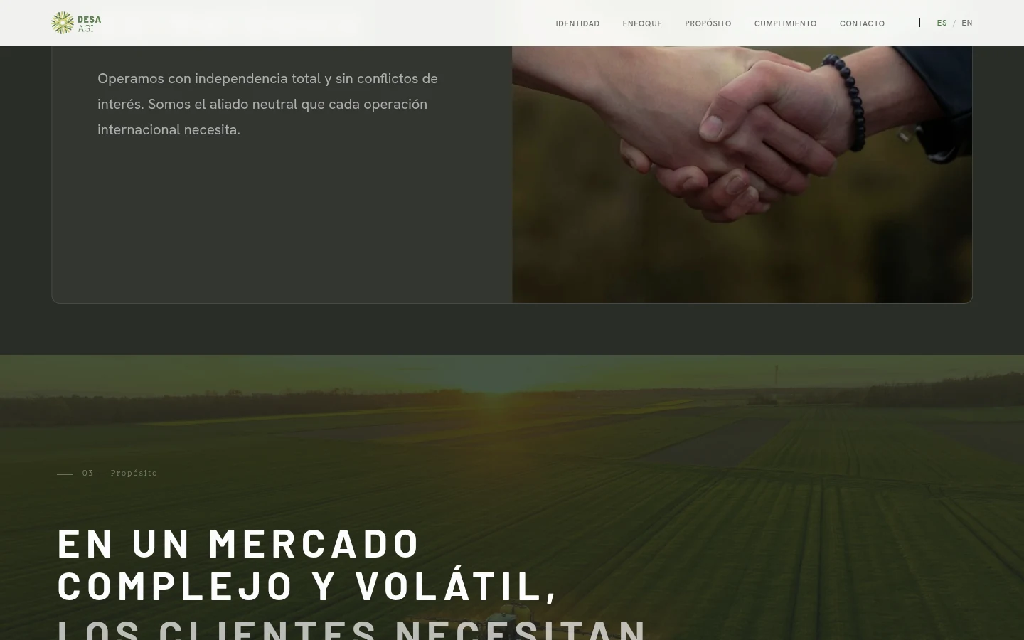 DESA AGI — Propósito y modelo