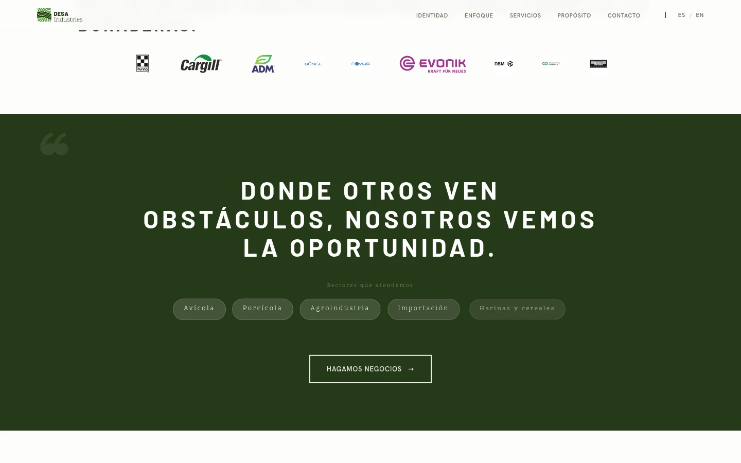 DESA Industries — Clientes y casos